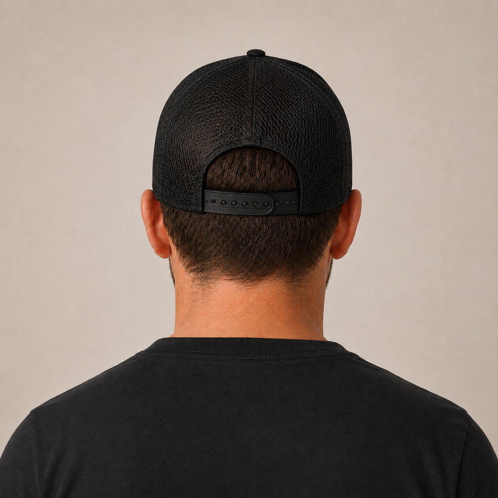 Casquette Trucker - Noir - Fleur de Lys & Marteaux